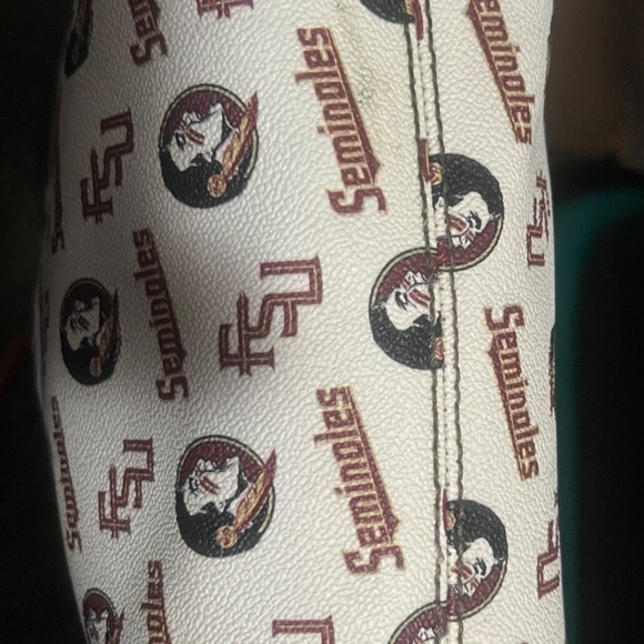 Dooney & Bourke Florida State Seminoles, FSU Crossbody Twin Zipper Bag / Purse - Picture 6 of 6